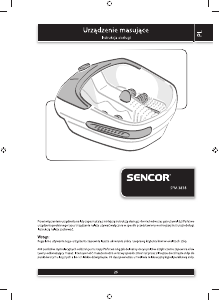 Instrukcja Sencor SFM 3838 Masażer do stóp