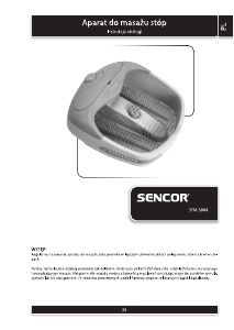 Instrukcja Sencor SFM 3868 Masażer do stóp
