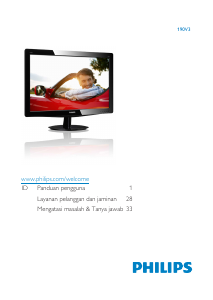 Panduan Philips 190V3AB5 Monitor LCD