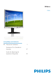 Mode d’emploi Philips 19B4LPCB Moniteur LCD