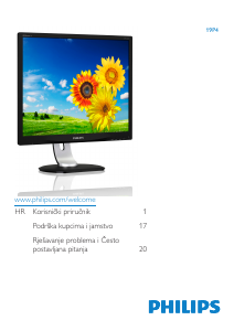 Priručnik Philips 19P4QYEB LCD zaslon