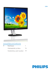 Käyttöohje Philips 19P4QYEB Nestekidenäyttö