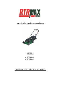 Kullanım kılavuzu RTRMax RTM9640 Çim biçme makinesi