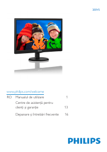 Manual Philips 203V5LSB26 Monitor LCD
