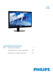 Manual Philips 221B6LPCB Monitor LCD