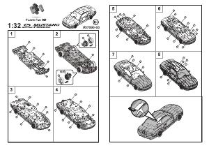说明书 Puzzle Fun 3DFord Mustang3D拼图