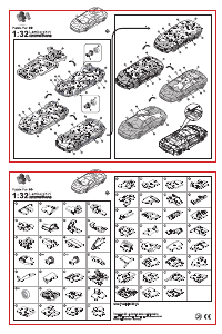 Bedienungsanleitung Puzzle Fun 3D Lamborghini 3D-Puzzle