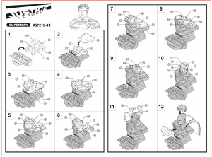 كتيب أحجية ثلاثية الأبعاد 3D Superman Puzzle Fun 3D