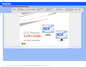 Kullanım kılavuzu Philips 225B1CS LCD ekran
