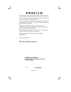Kullanım kılavuzu Profilo FRS5010WML Solo fırın