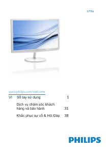 Hướng dẫn sử dụng Philips 277E6LDAD Màn hình LCD