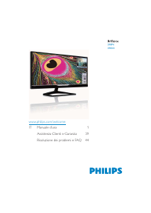 Manuale Philips 298P4QJEB Monitor LCD