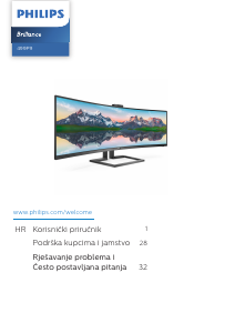 Priručnik Philips 499P9H LCD zaslon