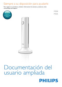 Manual de uso Philips M3301B Teléfono inalámbrico