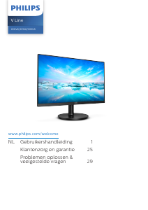 Handleiding Philips 220V8L5 V Line LED monitor