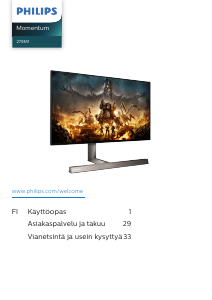 Käyttöohje Philips 279M1RV Momentum LED-näyttö