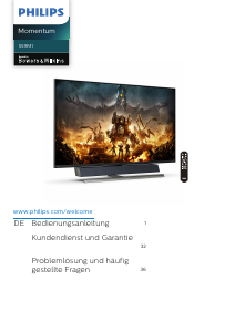 Bedienungsanleitung Philips 559M1RYV Momentum LED monitor