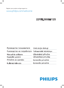 Priručnik Philips 22PFL2908H LED televizor