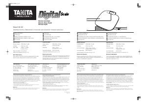 Manual Tanita HD-351 Balança
