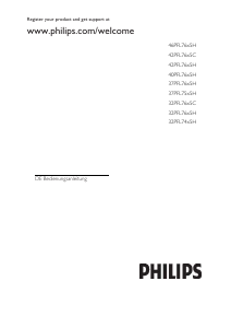 Bedienungsanleitung Philips 32PFL7605C LED fernseher