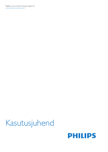 Kasutusjuhend Philips 40PFK5509 LED-teler
