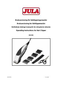 Bruksanvisning MarQuant 804-005 Hårklippare