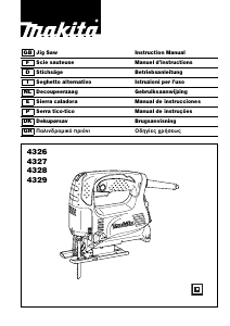 Manual Makita 4329J Jigsaw