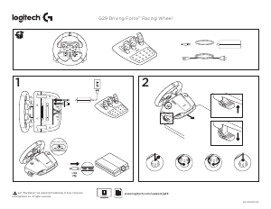 Instrukcja Logitech G29 Driving Force Kontroler gier