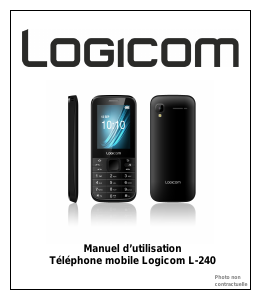 Mode d’emploi Logicom L-240 Téléphone portable