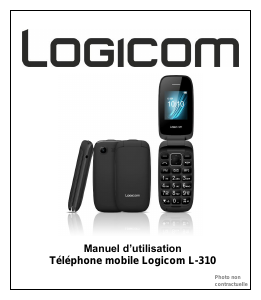 Mode d’emploi Logicom L-310 Téléphone portable