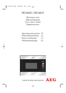 Bedienungsanleitung AEG MC2661E-B Mikrowelle