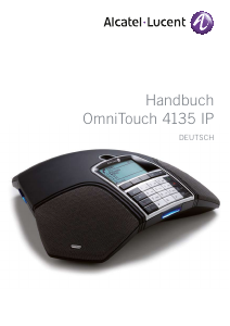Bedienungsanleitung Alcatel-Lucent OmniTouch 4135 IP Konferenztelefon