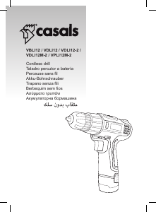 Εγχειρίδιο Casals VBLI12 Οδηγός τρυπανιών