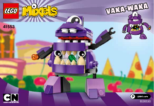 Bruksanvisning Lego set 41553 Mixels Vaka-Waka