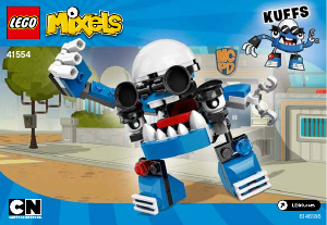 Vadovas Lego set 41554 Mixels Kuffs