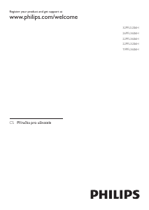 Manuál Philips 32PFL5206H LED televize