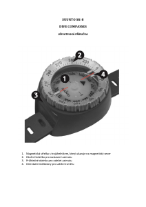 Manuál Suunto SK-8 Kompas