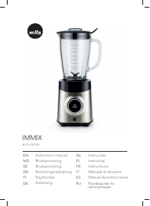 Mode d’emploi Wilfa BL7S-PB1800 Blender