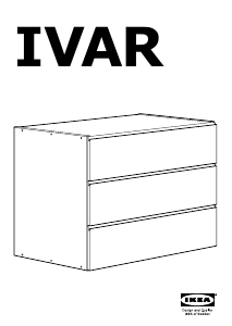 Hướng dẫn sử dụng IKEA IVAR Tủ ngăn kéo