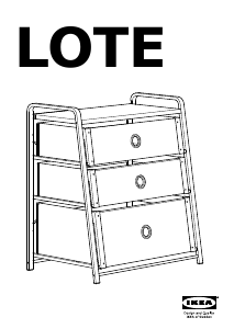 Εγχειρίδιο IKEA LOTE Συρταριέρα