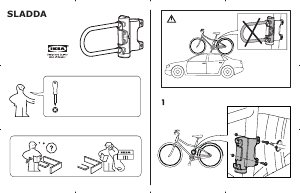 Bruksanvisning IKEA SLADDA Sykkellås