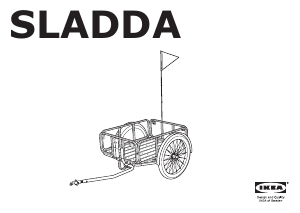 Bruksanvisning IKEA SLADDA Sykkeltilhenger