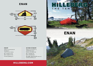 Руководство Hilleberg Enan Палатка