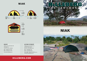 Руководство Hilleberg Niak Палатка