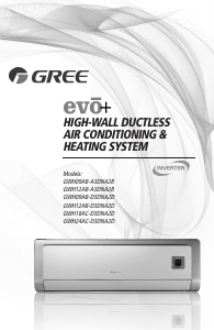 Bruksanvisning Gree Evo+ GWH18AC-D3DNA2D Luftkonditionering