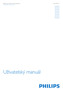 Manuál Philips 55PFK6559 LED televize