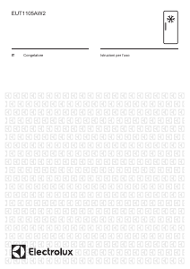 Manuale Electrolux EUT1105AW2 Congelatore