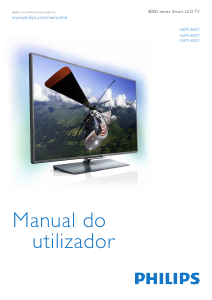 Manual Philips 55PFL8007 Televisor LED