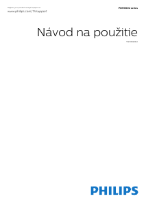 Návod Philips 55POS9002 LED televízor