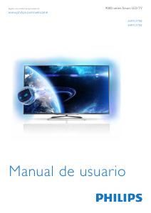 Manual de uso Philips 65PFL9708S Televisor de LED